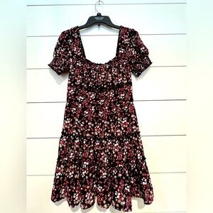 Trixxi Clothing Company/ Black floral mini dress